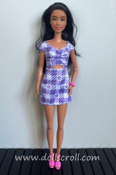 Mattel - Barbie - Fashionistas #199 - Gingham Cut-Out Dress - Tall - Doll